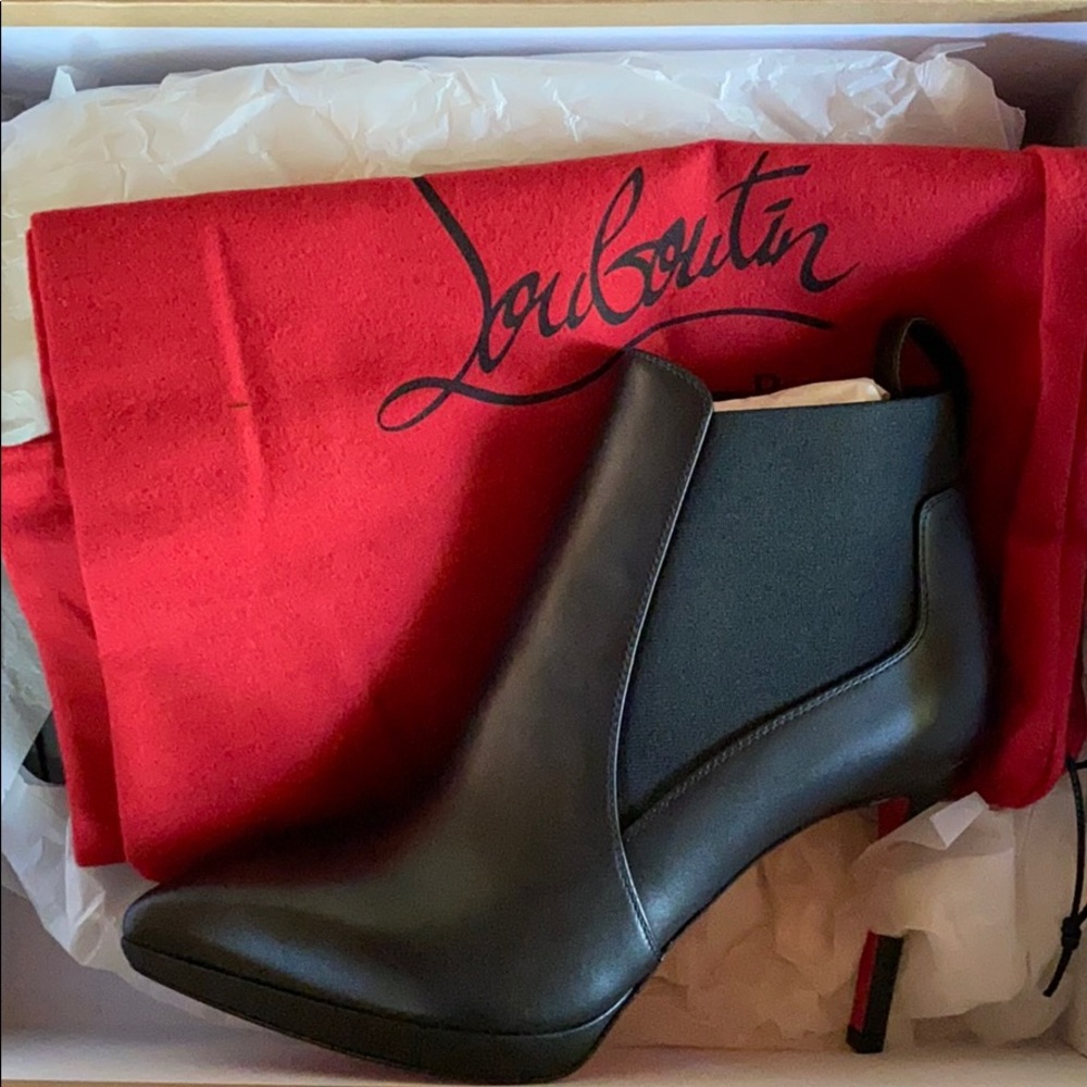 Christian Louboutin Crochinetta 100 Calf Boot